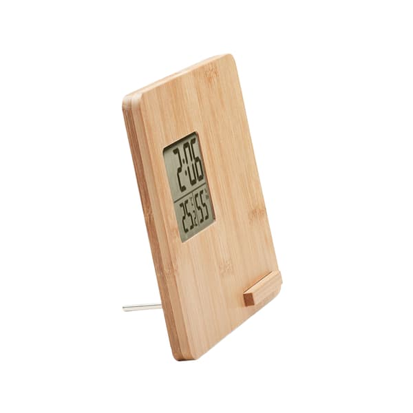 MidOcean Bambu Digital Bordsklocka