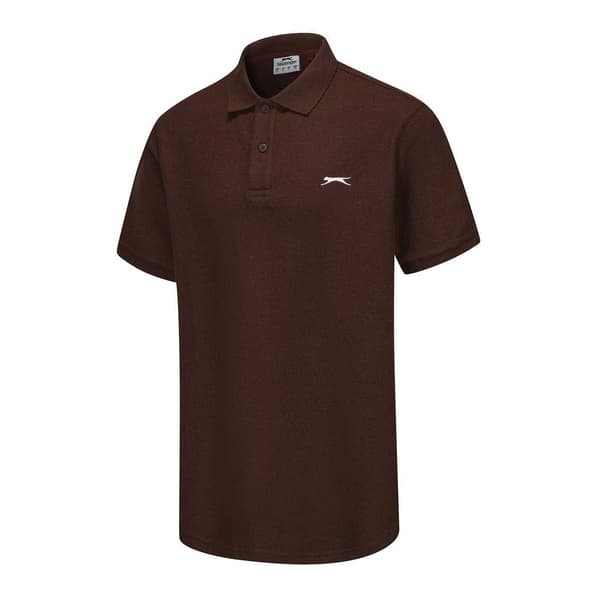 Slazenger Herr Broderad Logotyp Pikétröja
