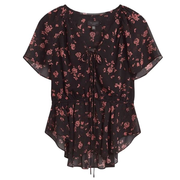 Ted Baker Naisten Kudottu Peplum-toppi