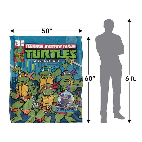 TMNT Comic Cover No.21 Silky Supersoft Peitto