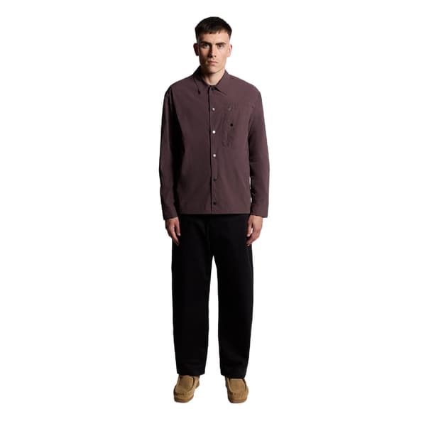 Lyle & Scott Herrskjorta Crinkle Oversized