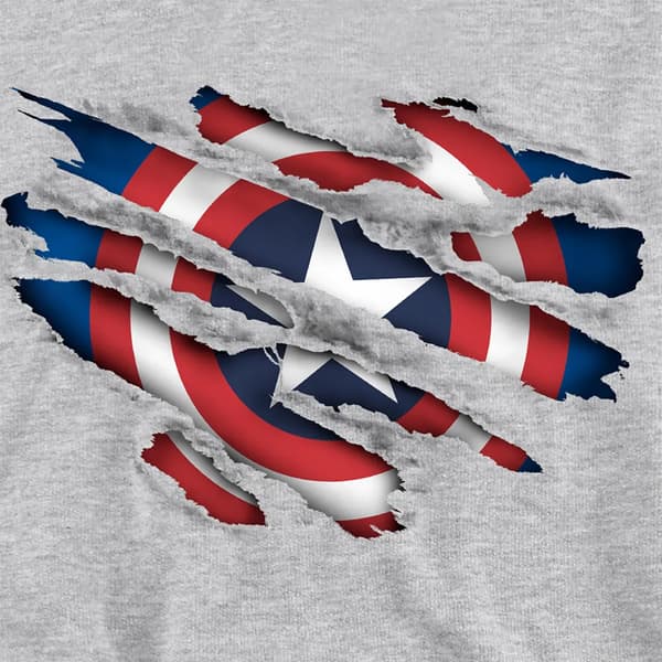 Captain America Børn/Børn Pull Over hættetrøje