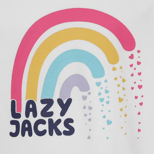 Lazy Jacks Flickor Regnbågs sweatshirt