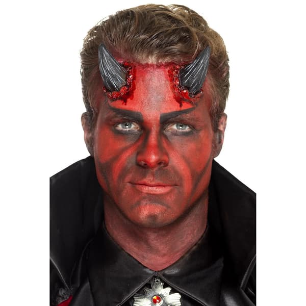 Smiffys Make-Up FX Devil Horns Latex Costume Prosthetics