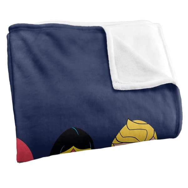 DC Super Friends Character Soft Touch Blanket