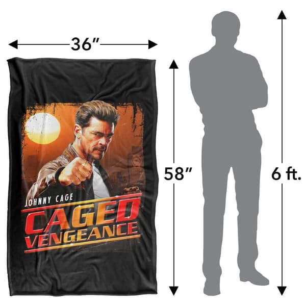 Mortal Kombat 2 Johnny Cage Caged Vengeance -viltti