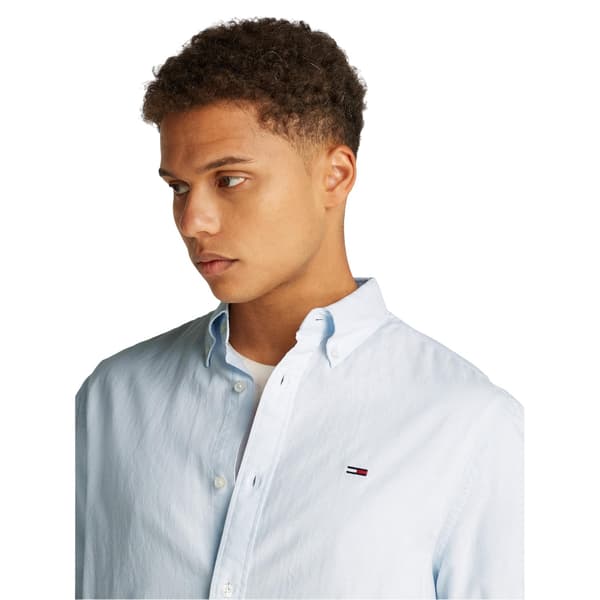Tommy Jeans Mens Collared Regular Shirt