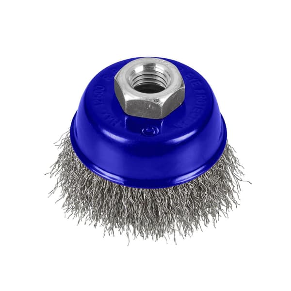 BlueSpot Tools Kopbørste af ståltråd