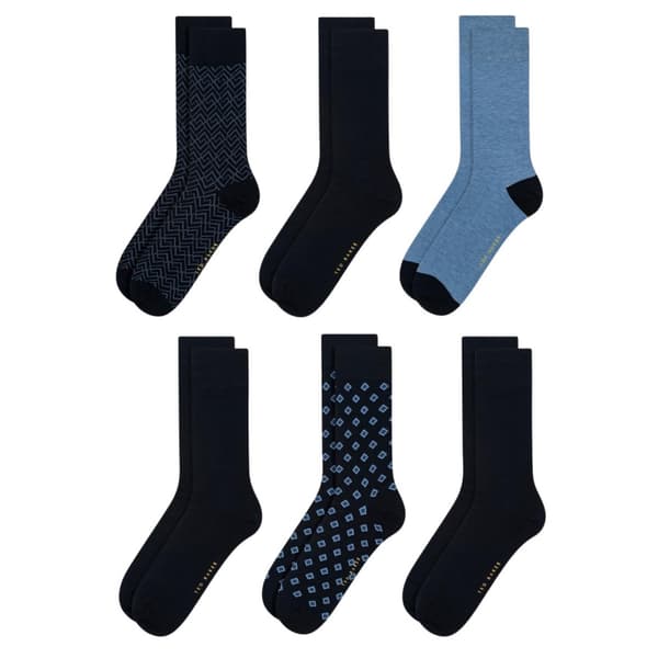 Ted Baker Formella Crewstrumpor för män (6-pack)