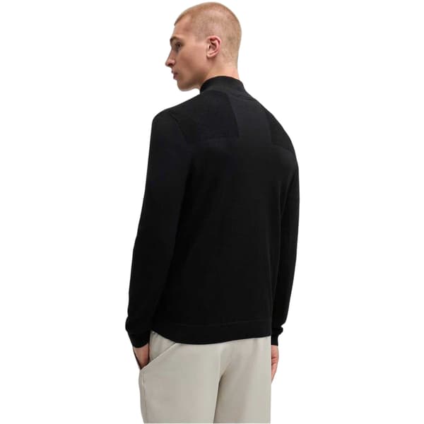Boss Mens Zip Neck Regular Pullover