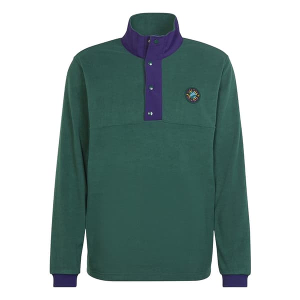 Adidas Mens Collared Relaxed Fit Sweatshirt