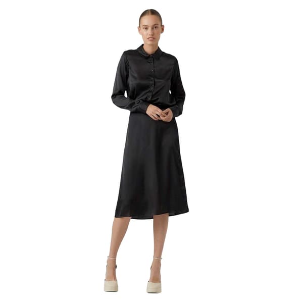 Vero Moda Dam/Kvinnor Vävd Midikjol