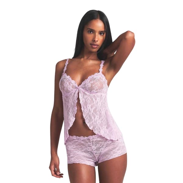 Skims Dam/Kvinnor Cherry Lace Stretchtopp