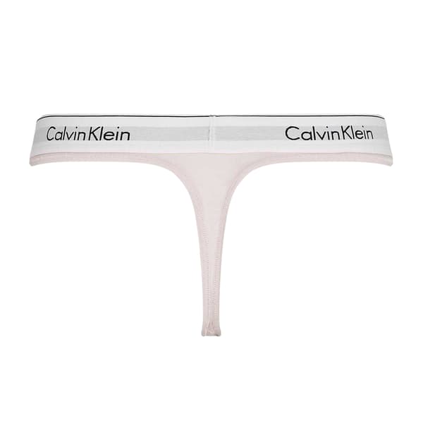Calvin Klein Naisten Logo Puuvillasekoite Stringit