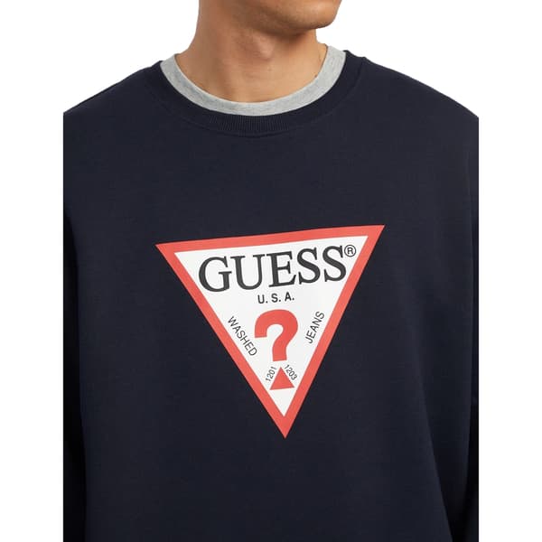 Guess Mens Triangle Oversized Sweatshirt