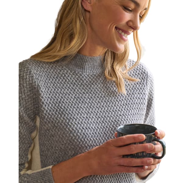WoolOvers Kvinder/damer med struktureret pullover med farveblok