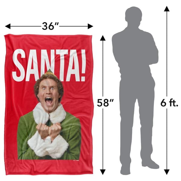 Elf Christmas Saaaaaanta Soft Touch Blanket