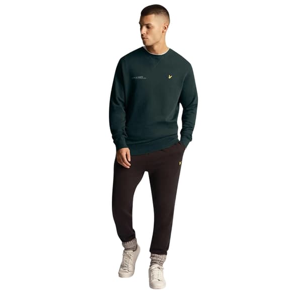 Lyle & Scott Herrtröja med Ordinate-logotyp i bomull