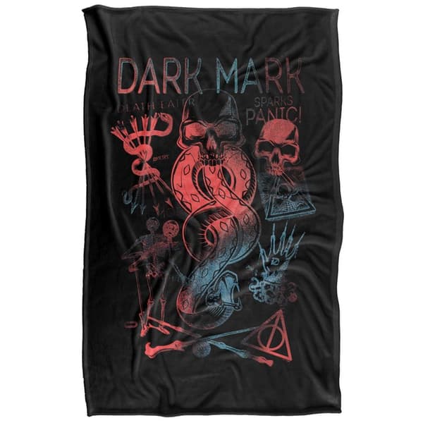 Harry Potter Dark Mark Sparks Panic Blanket