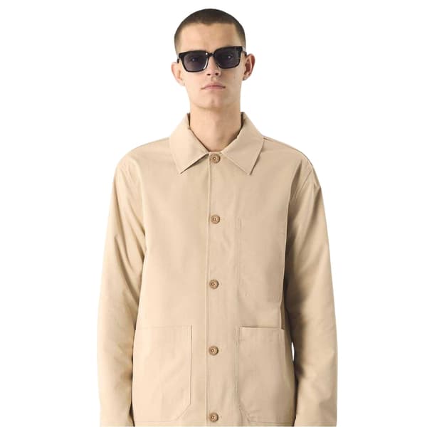 Pretty Green Mönstrad Overshirt med Framficka för Herr