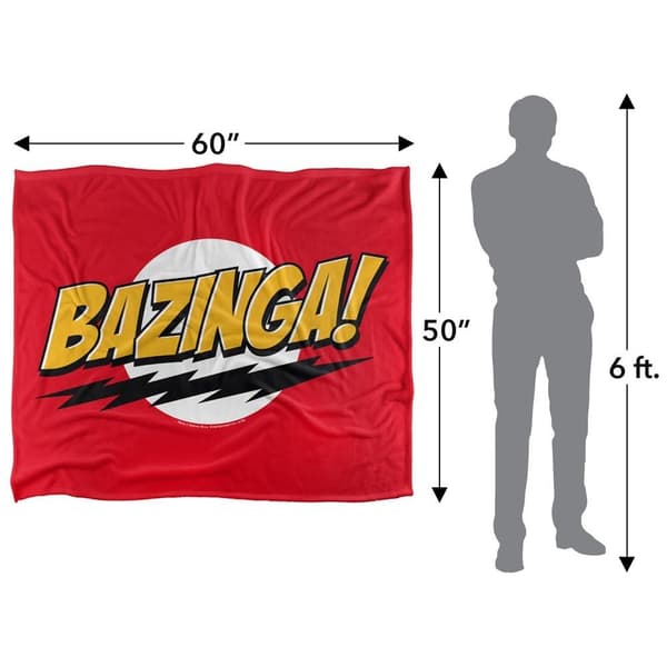 Big Bang Theory Bazinga! Soft Touch Blanket