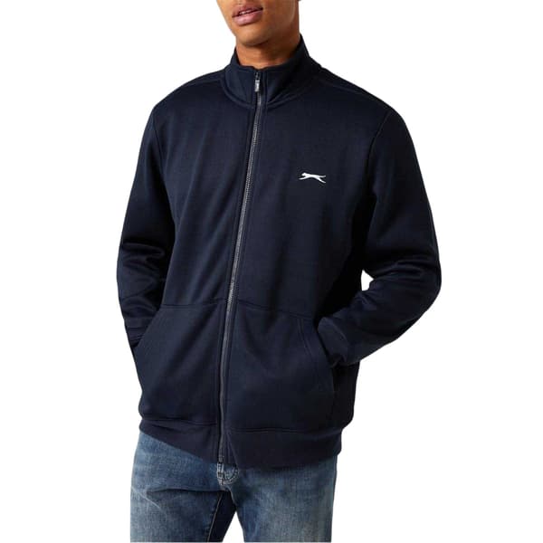 Slazenger Mens Logo Polycotton Full Zip Jacket