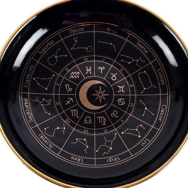 Something Different Astrology Wheel Trinket Dish