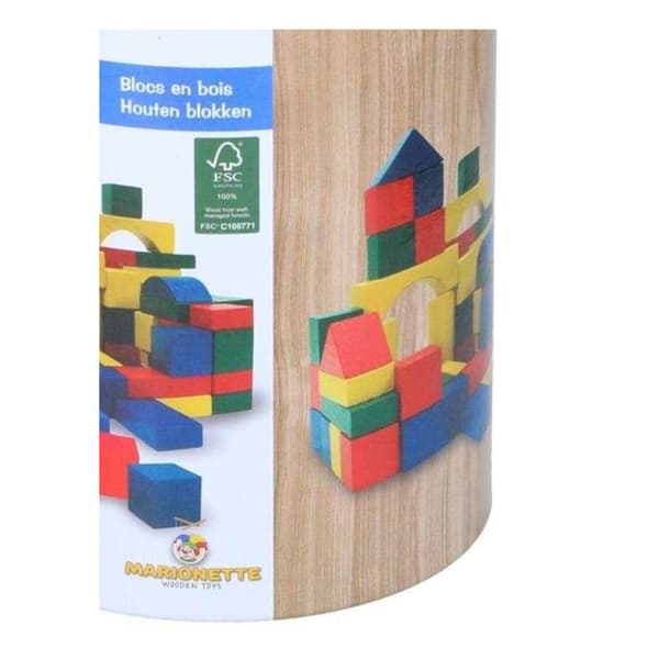 Bloc Byggklossar för barn (100-pack)