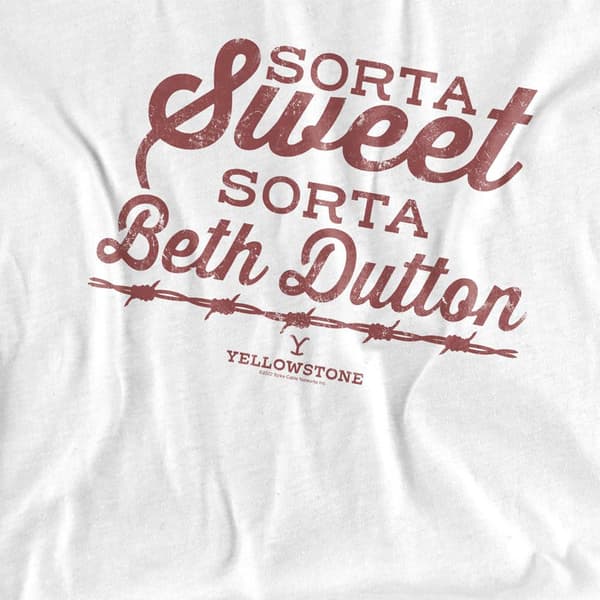 Yellowstone Naisten Sorta Sweet Sorta Beth Dutton T-paita