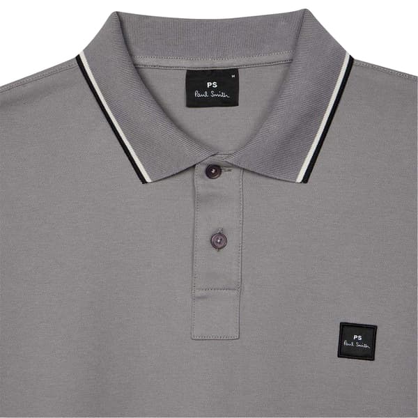 Paul Smith Herr Patch Cotton Logo Pikétröja