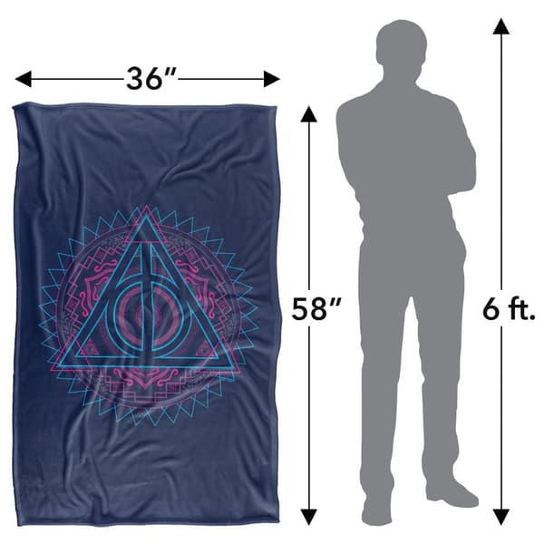 Harry Potter Deathly Hallows Tech Blanket