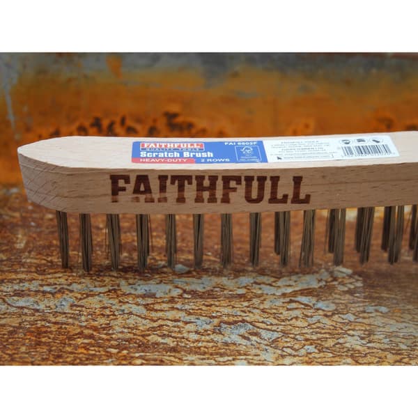 Faithfull Kraftig ridsebørste