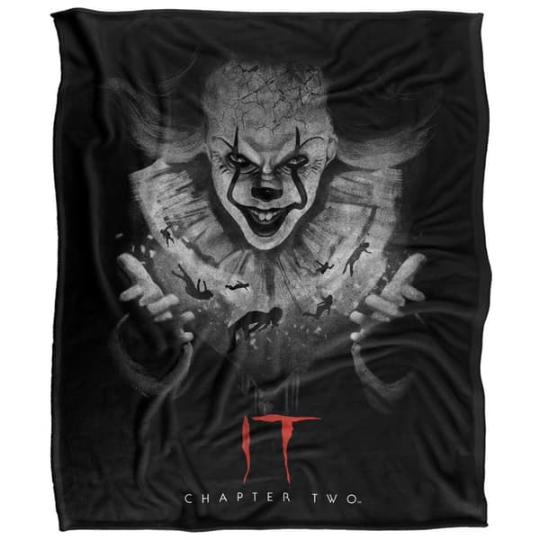 It Chapter 2 Pennywise In The Dark Soft Touch Blanket
