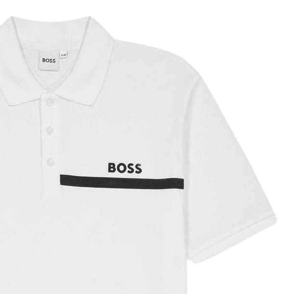 Boss Herr Kortärmad Pikétröja Regular Fit