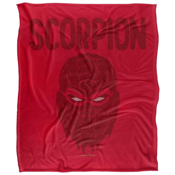 Mortal Kombat Head Scorpion Blanket