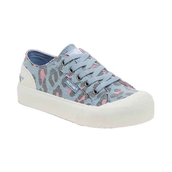 Rocket Dog Jazzin Plus Leopardmönstrade Canvassneakers för dam