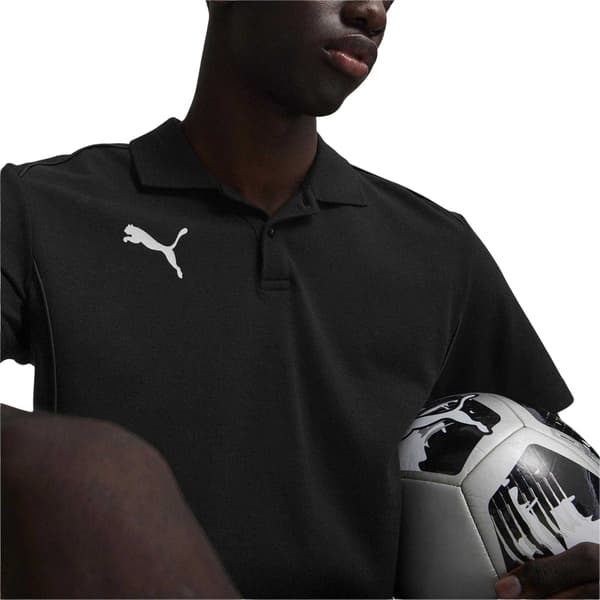 Puma Pikétröja med logotyp för män