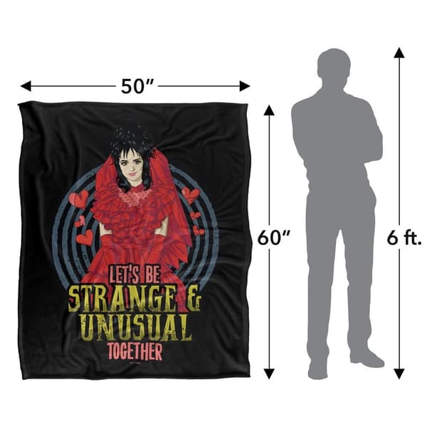 Beetlejuice Strange & Unusual Together Blanket