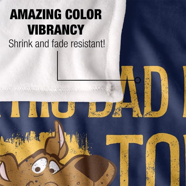 Scooby Doo This Dad is Top Dog Blanket