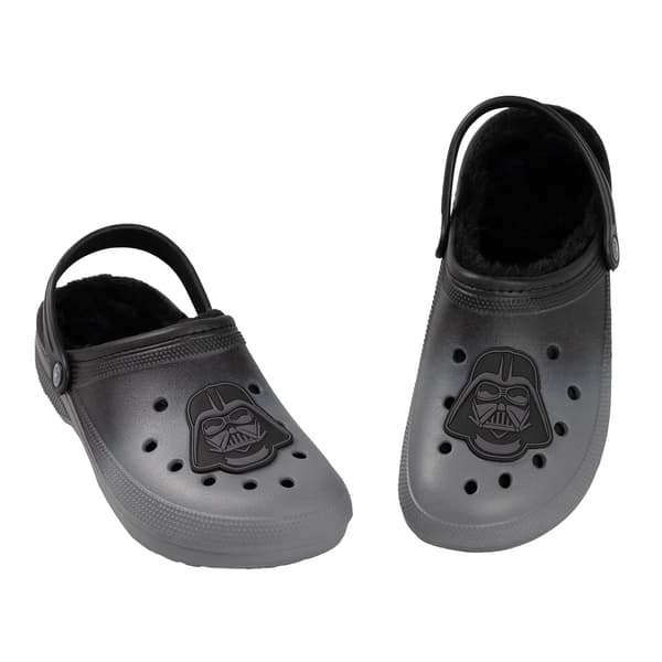 Star Wars Mens Darth Vader Fur Lined Clogs
