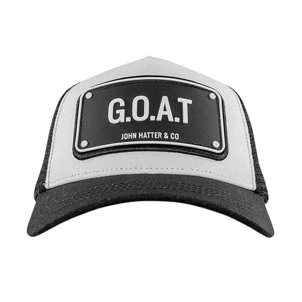 John Hatter Herr G.O.A.T Logotyp Truckerkeps