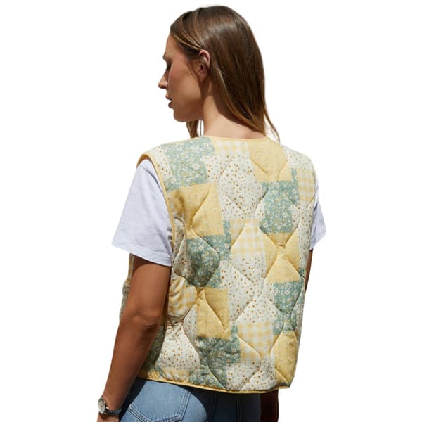 Threadbare Dam Cabos lapptäcke quiltad vanlig väst