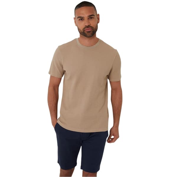 Threadbare Mens Waffle Regular T-Shirt