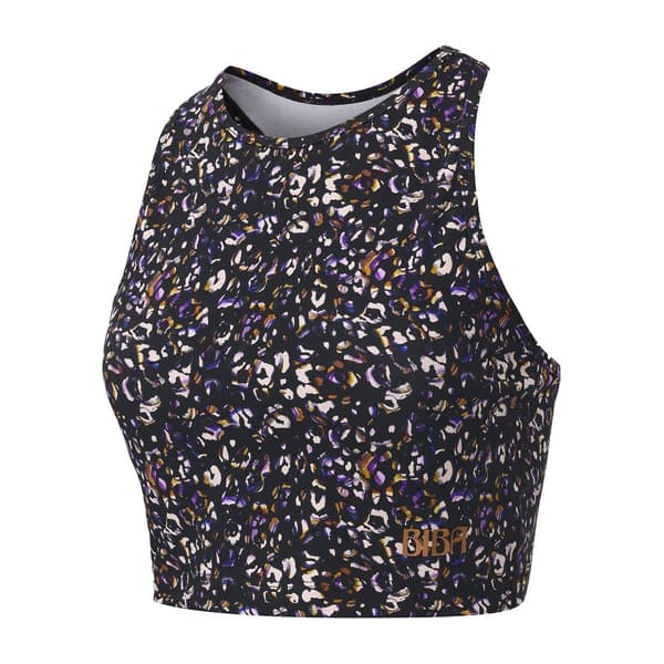 Biba Dam/Kvinnor Move Leopard Croppad Linne