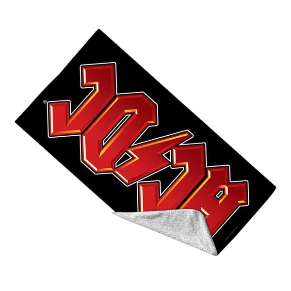 AC/DC Strandhåndklæde med logo