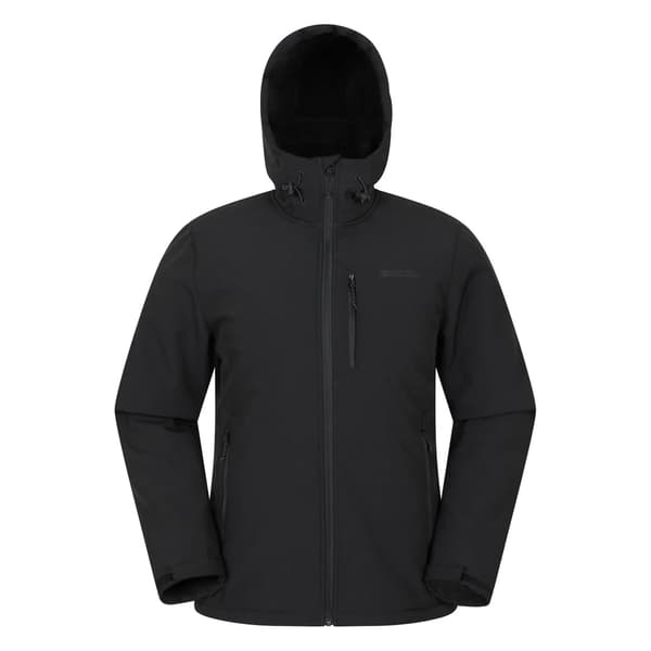Mountain Warehouse Charleston Softshelljacka för män med fuskpälsfoder