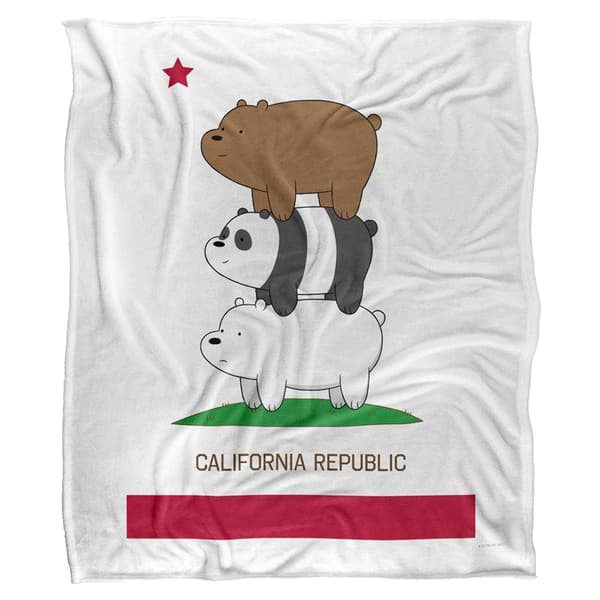 We Bare Bears California Silky Stack Supersoft-peitto