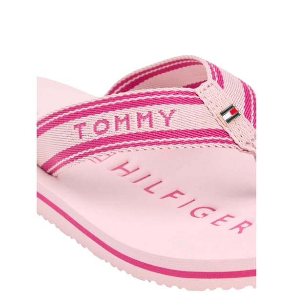 Tommy Hilfiger Naisten Web Flat -varvassandaalit
