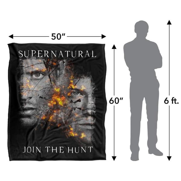 Supernatural Portrait Blanket