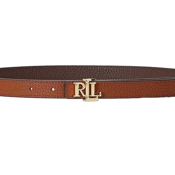 Ralph Lauren Dam Monogram Läderbälte
